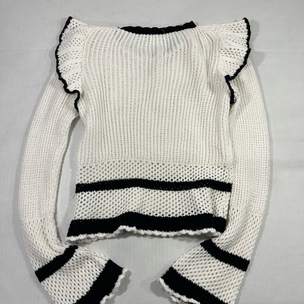 FATE RUFFLE DETAIL PULLOVER SWEATER (285) - Picture 15 of 16